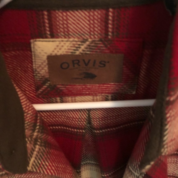 Men’s Orvis Flannel Shirt Jacket - Picture 2 of 6